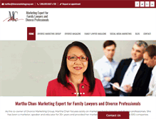 Tablet Screenshot of marthachan.com